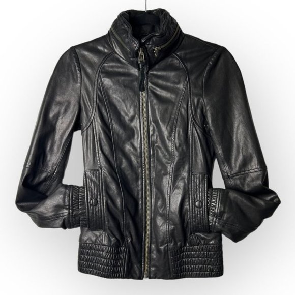 Mackage Jackets & Blazers - Mackage × Aritzia Lamb Leather Zip Front Jacket